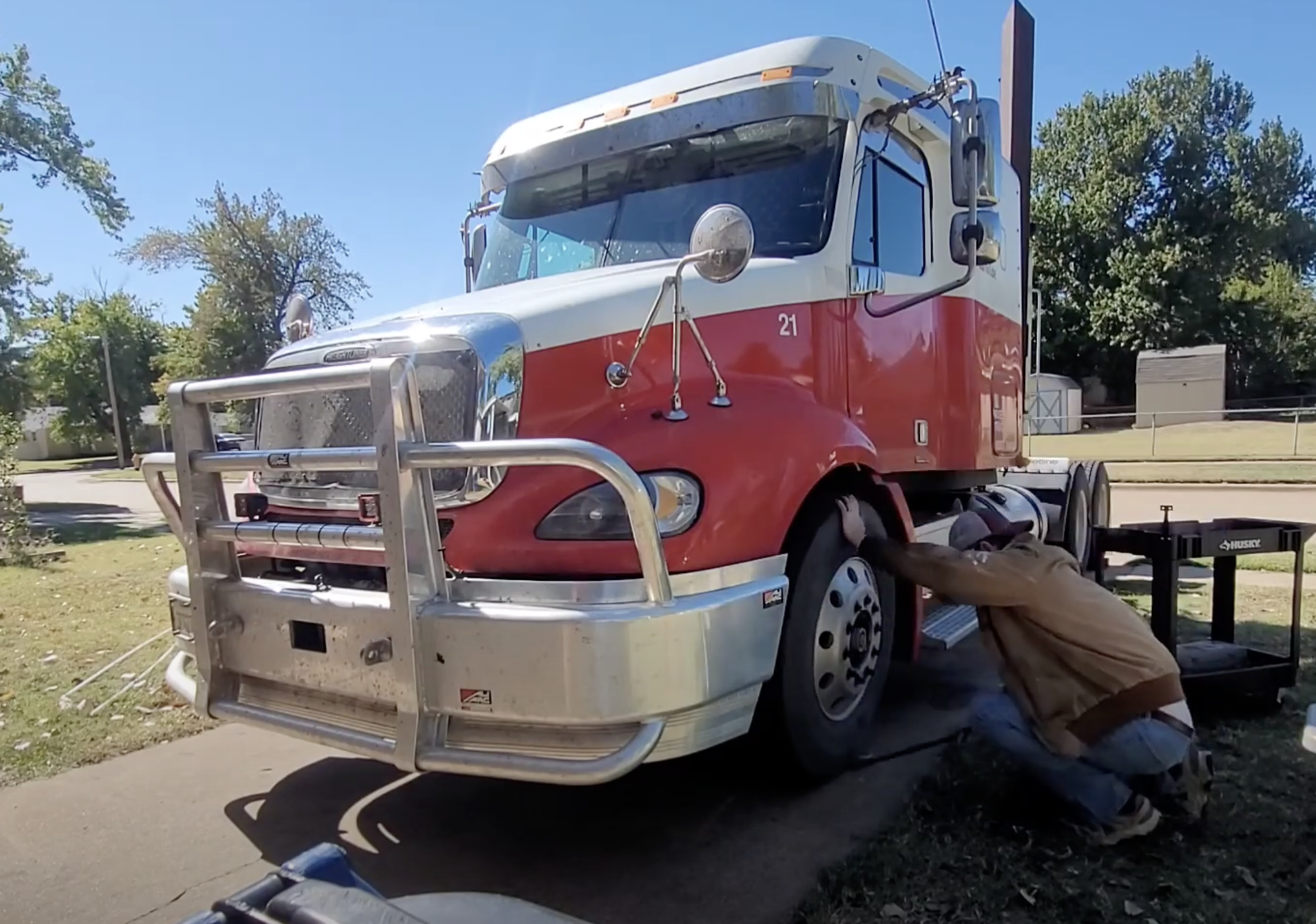 this image shows mobile truck repair in Spring Valley, NV